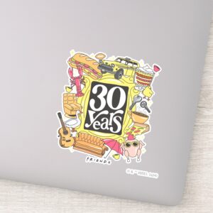 FRIENDS™ 30 Years Graphic Sticker