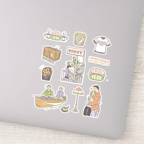 FRIENDS™_Cartoon_Icons_Sticker_7 FRIENDS™ Cartoon Icons Sticker