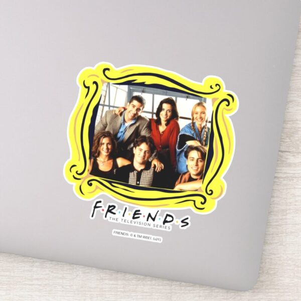 FRIENDS™_Cast_Sitting_in_Monica's_Apartment_Sticker_8 FRIENDS™ Cast Sitting In Monicas Apartment Sticker