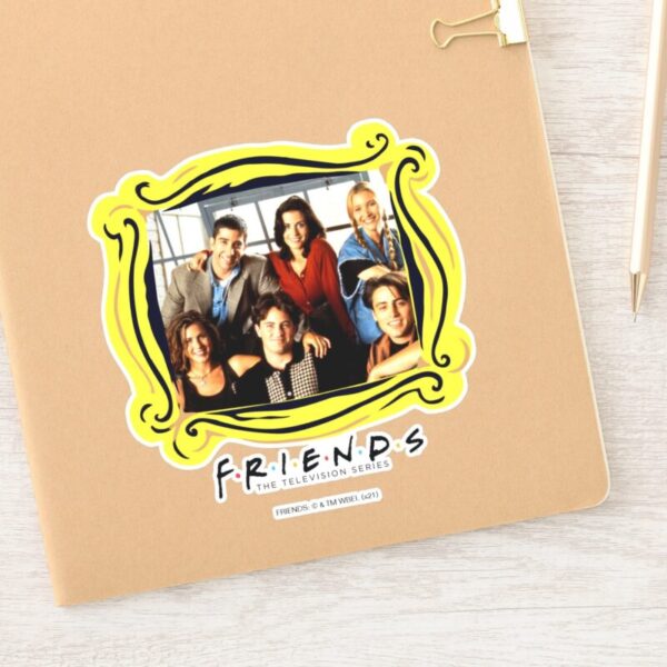 FRIENDS™_Cast_Sitting_in_Monica's_Apartment_Sticker_9 FRIENDS™ Cast Sitting In Monicas Apartment Sticker