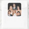 FRIENDS™ Cast In Formal Wear Closeup Square Sticker