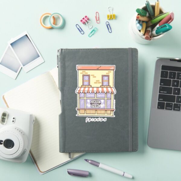 FRIENDS™_Central_Perk_Cartoon_Coffee_Shop_Sticker_11 FRIENDS™ Central Perk Cartoon Coffee Shop Sticker