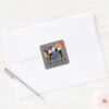 FRIENDS™ Character Silhouette Square Sticker