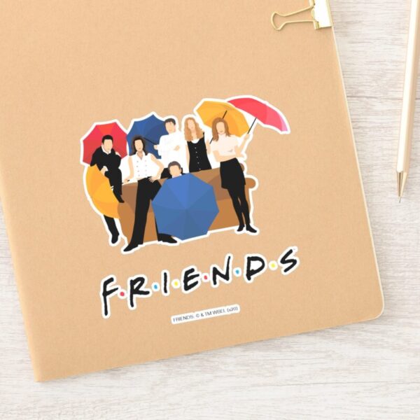 FRIENDS™_Character_Silhouette_Sticker_3 FRIENDS™ Character Silhouette Sticker