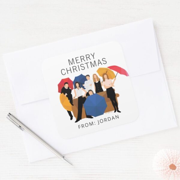 FRIENDS™_Character_Silhouette___Christmas_Gift_Tag_3 FRIENDS™ Character Silhouette Christmas Gift Tag