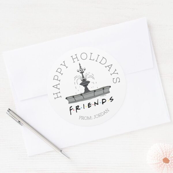 FRIENDS™_Fountain___Christmas_Gift_Tag_3 FRIENDS™ Fountain Christmas Gift Tag