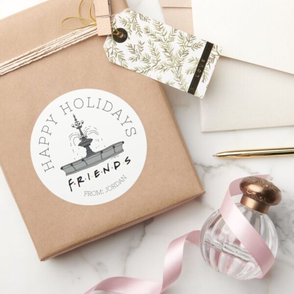FRIENDS™_Fountain___Christmas_Gift_Tag_5 FRIENDS™ Fountain Christmas Gift Tag
