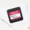 FRIENDS™ Hello My Name Is Regina Phalange Square Sticker