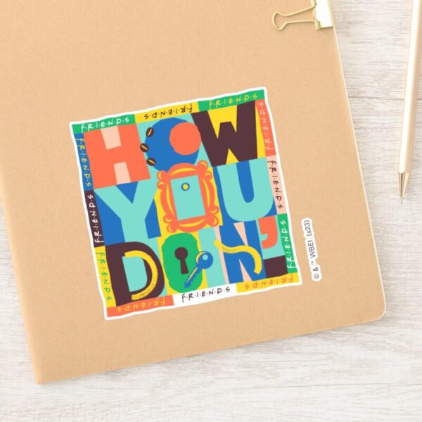 FRIENDS™_How_You_Doin'_-_Vibrant_Graphic_Sticker_12 FRIENDS™ How You Doin Vibrant Graphic Sticker