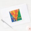 FRIENDS™ Joey Doesnt Share Food Pizza Graphic Square Sticker