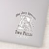 FRIENDS™ Joey Pizza Quote Sticker