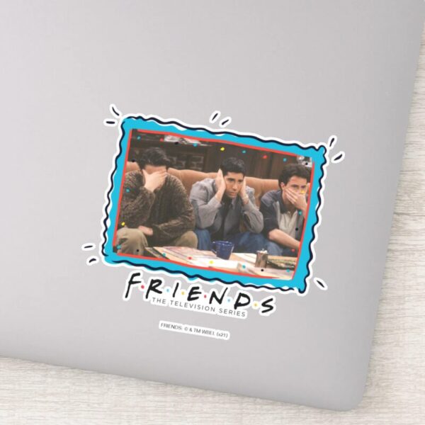 FRIENDS™_Joey,_Ross,_and_Chandler_on_the_Couch_Sticker_13 FRIENDS™ Joey Ross And Chandler On The Couch Sticker