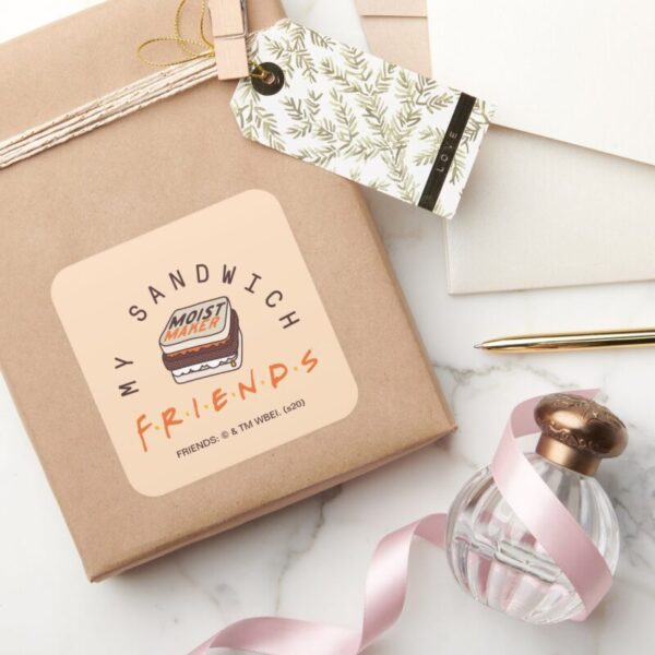 FRIENDS™_My_Sandwich_Square_Sticker_3 FRIENDS™ My Sandwich Square Sticker