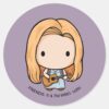 FRIENDS™ Phoebe Chibi Classic Round Sticker
