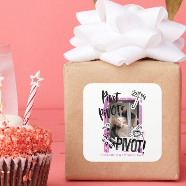 FRIENDS™_Pivot_Pivot_PIVOT!_Square_Sticker_1 FRIENDS™ Pivot Pivot PIVOT Square Sticker