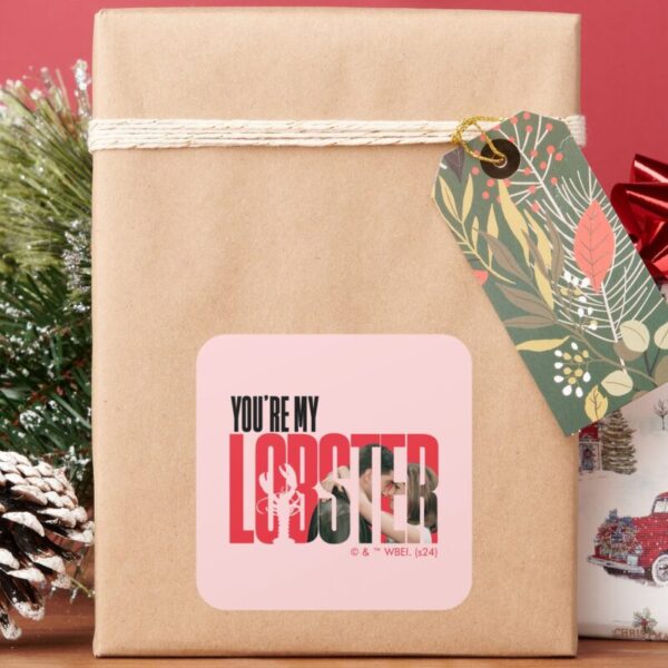 FRIENDS™_Rachel_&_Ross_-_You're_My_Lobster_Square_Sticker_5 FRIENDS™ Rachel Ross Youre My Lobster Square Sticker