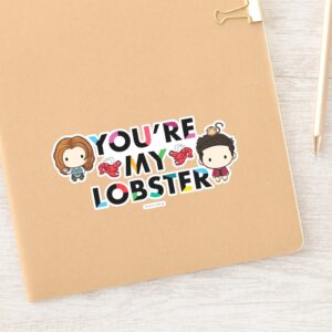 FRIENDS™ Ross Rachel Lobster Chibi Sticker