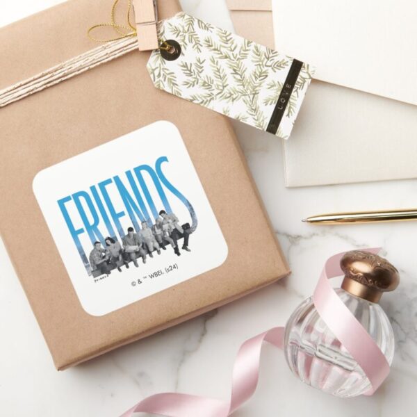 FRIENDS™_The_Gang_Square_Sticker_3 FRIENDS™ The Gang Square Sticker