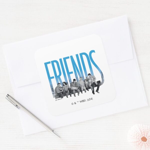 FRIENDS™_The_Gang_Square_Sticker_6 FRIENDS™ The Gang Square Sticker