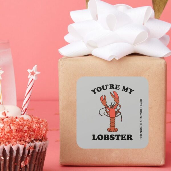 FRIENDS™_You're_my_Lobster_Square_Sticker_2 FRIENDS™ Youre My Lobster Square Sticker