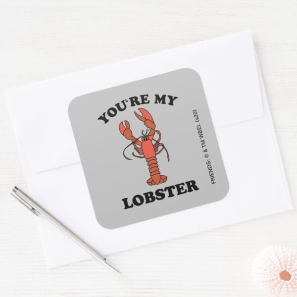 FRIENDS™_You're_my_Lobster_Square_Sticker_5 FRIENDS™ Youre My Lobster Square Sticker