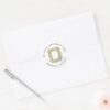 FRIENDS™ Bridal Shower Peephole Frame Address Classic Round Sticker