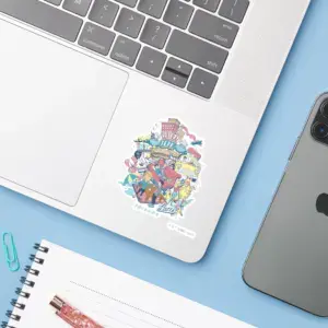 FRIENDS™ Cartoon Collage Sticker