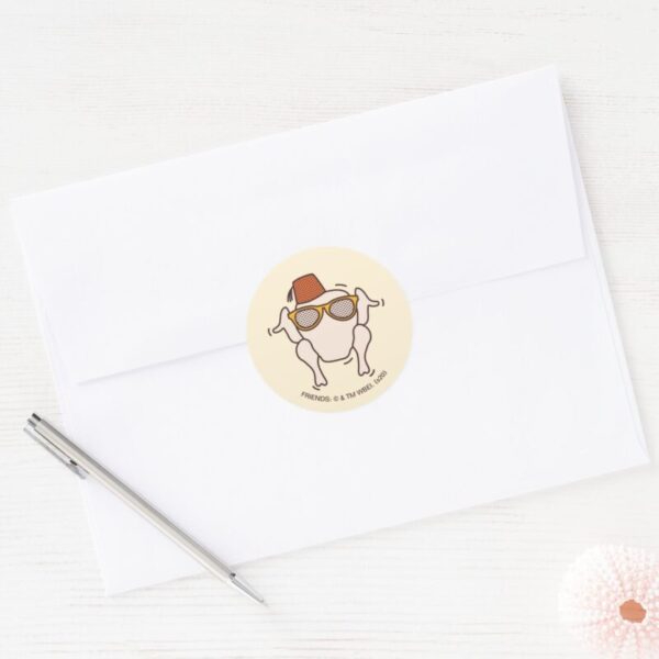 FRIENDS™___Friendsgiving_Classic_Round_Sticker_3 FRIENDS™ Friendsgiving Classic Round Sticker