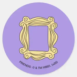 FRIENDS™ Peephole Frame Classic Round Sticker