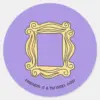 FRIENDS™ Peephole Frame Classic Round Sticker