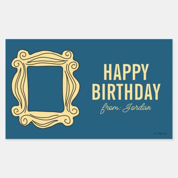 FRIENDS™___Peephole_Frame___Birthday_Gift_Tag_1 FRIENDS™ Peephole Frame Birthday Gift Tag