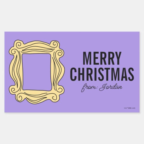 FRIENDS™___Peephole_Frame___Christmas_Gift_Tag_1 FRIENDS™ Peephole Frame Christmas Gift Tag