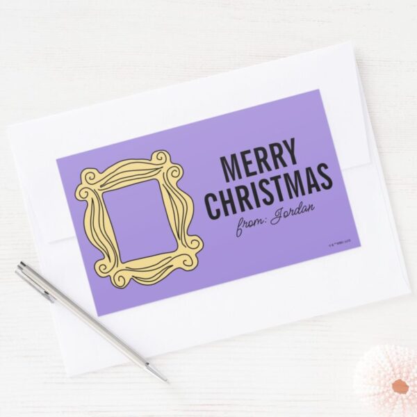 FRIENDS™___Peephole_Frame___Christmas_Gift_Tag_3 FRIENDS™ Peephole Frame Christmas Gift Tag