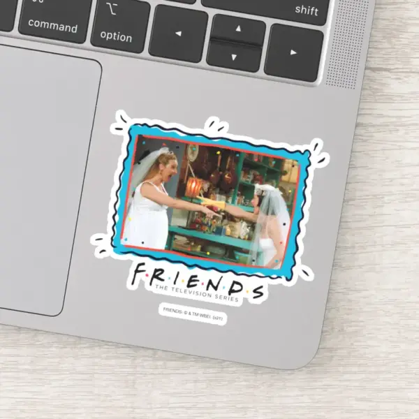 FRIENDS™___Phoebe_and_Monica_in_Wedding_Dresses_Sticker_14 FRIENDS™ Phoebe And Monica In Wedding Dresses Sticker