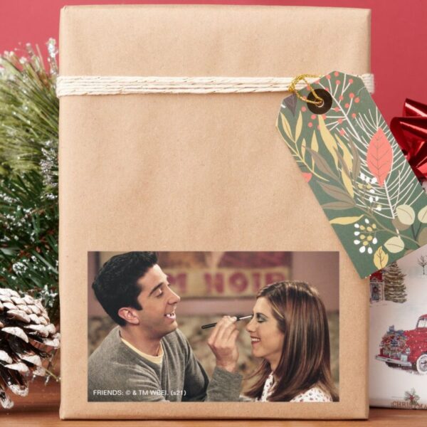 FRIENDS™___Ross_Does_Rachel's_Makeup_Rectangular_Sticker_6 FRIENDS™ Ross Does Rachels Makeup Rectangular Sticker