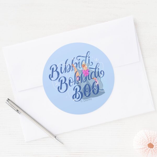 Fairy_Godmother_-_Bibbidi_Bobbidi_Boo_Classic_Round_Sticker_3 Fairy Godmother Bibbidi Bobbidi Boo Classic Round Sticker