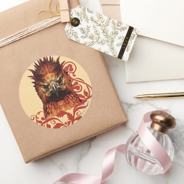 Fawkes_Staring_Classic_Round_Sticker_5 Fawkes Staring Classic Round Sticker