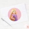 Fierce_&_Fearless_Rapunzel_Classic_Round_Sticker_3 Fierce Fearless Rapunzel Classic Round Sticker