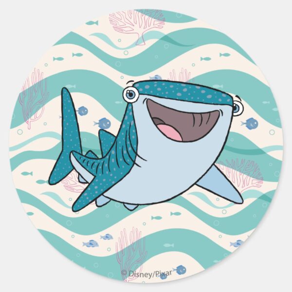 Finding_Dory_Destiny_Classic_Round_Sticker_1 Finding Dory Destiny Classic Round Sticker