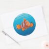 Finding_Dory_Marlin_Classic_Round_Sticker_3 Finding Dory Marlin Classic Round Sticker