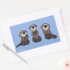 Finding_Dory_Otters_Rectangular_Sticker_3 Finding Dory Otters Rectangular Sticker