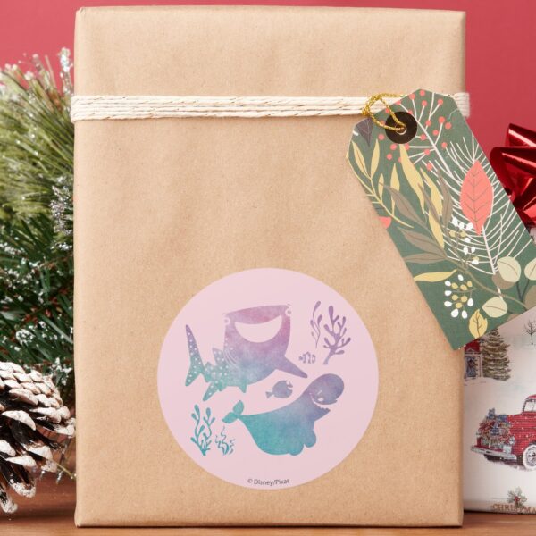 Finding_Dory_Watercolor_Graphic_Classic_Round_Sticker_6 Finding Dory Watercolor Graphic Classic Round Sticker