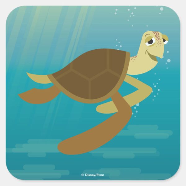Finding_Dory___Crush_Square_Sticker_1 Finding Dory Crush Square Sticker