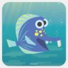 Finding_Dory___Kathy_Square_Sticker_1 Finding Dory Kathy Square Sticker