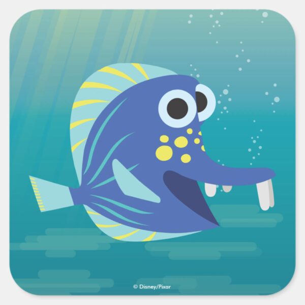 Finding_Dory___Kathy_Square_Sticker_1 Finding Dory Kathy Square Sticker