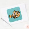 Finding_Dory___Marlin_Cartoon_Square_Sticker_3 Finding Dory Marlin Cartoon Square Sticker