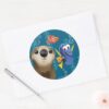 Finding_Dory___Nemo,_Dory_&_Otter_Classic_Round_Sticker_3 Finding Dory Nemo Dory Otter Classic Round Sticker