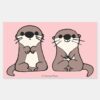 Finding_Dory___Otter_Cartoon_Rectangular_Sticker_1 Finding Dory Otter Cartoon Rectangular Sticker
