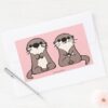 Finding_Dory___Otter_Cartoon_Rectangular_Sticker_3 Finding Dory Otter Cartoon Rectangular Sticker