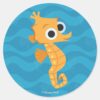 Finding_Dory___Sheldon_Classic_Round_Sticker_1 Finding Dory Sheldon Classic Round Sticker